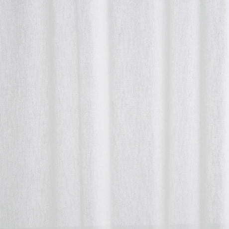 Kayla Recycled Voile Curtain Panel White