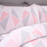 Leo Duvet Cover Set Pink