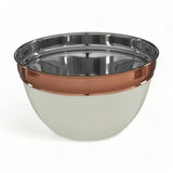 Cream + Copper Mixing Bowl