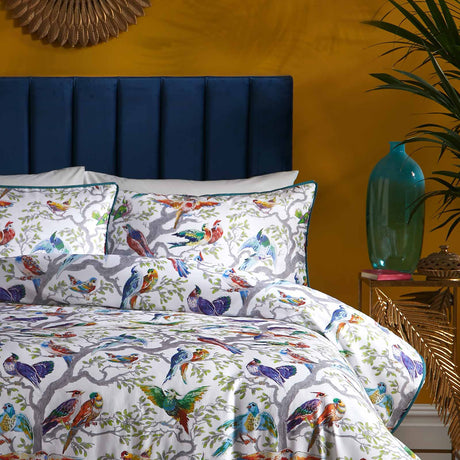 Birdity Absurdity Cotton Sateen Duvet Cover Set