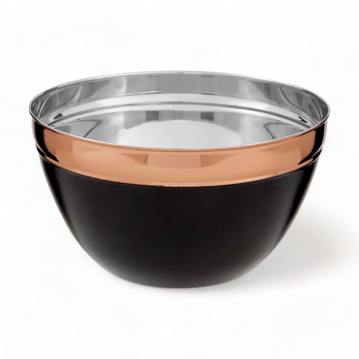 Charcoal + Copper Large Mixing Bowl