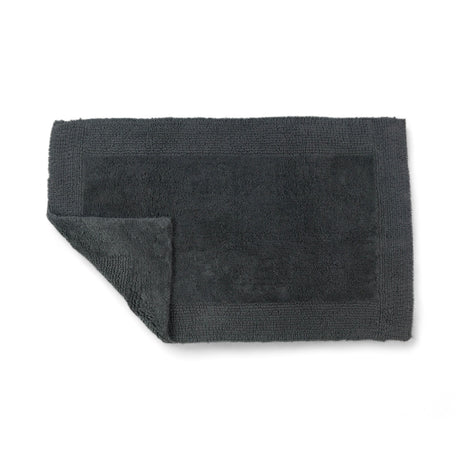 Elegance Reversible Bath Mat Charcoal Bath Mat Allure   