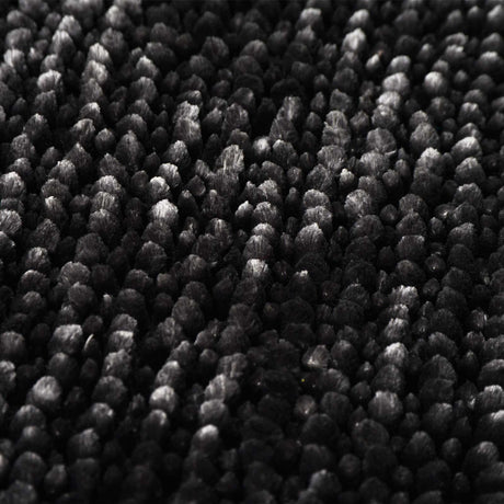 Velvet Chenille Bobble Bath Mat Charcoal Bath Mat Allure   