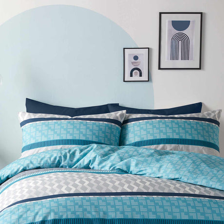 Rico Teal Duvet Cover Set