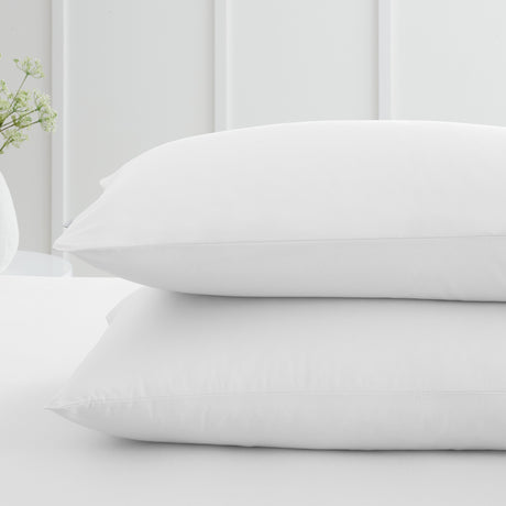 200TC Cotton Percale Pillowcases White