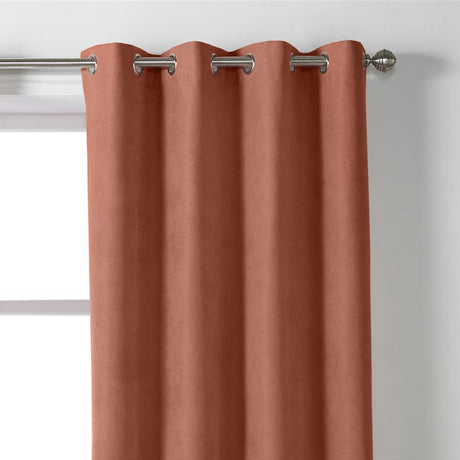 Velvet Chenille Eyelet Curtains Orange Eyelet Curtains Alan Symonds   