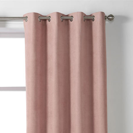 Velvet Chenille Eyelet Curtains Blush Eyelet Curtains Alan Symonds   