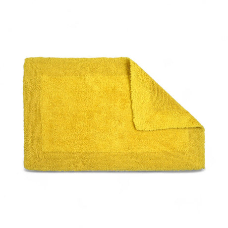 Elegance Reversible Bath Mat Mustard Bath Mat Allure   