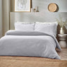 Waffle Textured Cotton Linen Duvet Cover Set