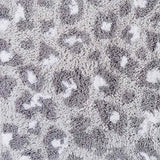 Animal Print Bath Mat Grey