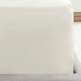 Percale Fitted Sheet Cream