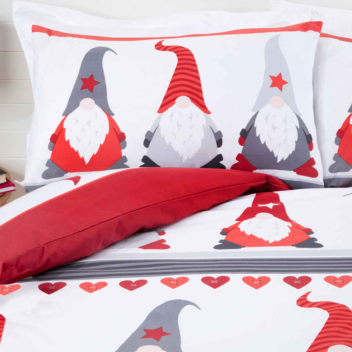 Christmas Festive Gonks Duvet Cover Set