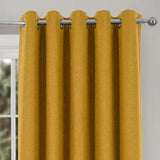 Spencer Blackout Eyelet Curtains Ochre