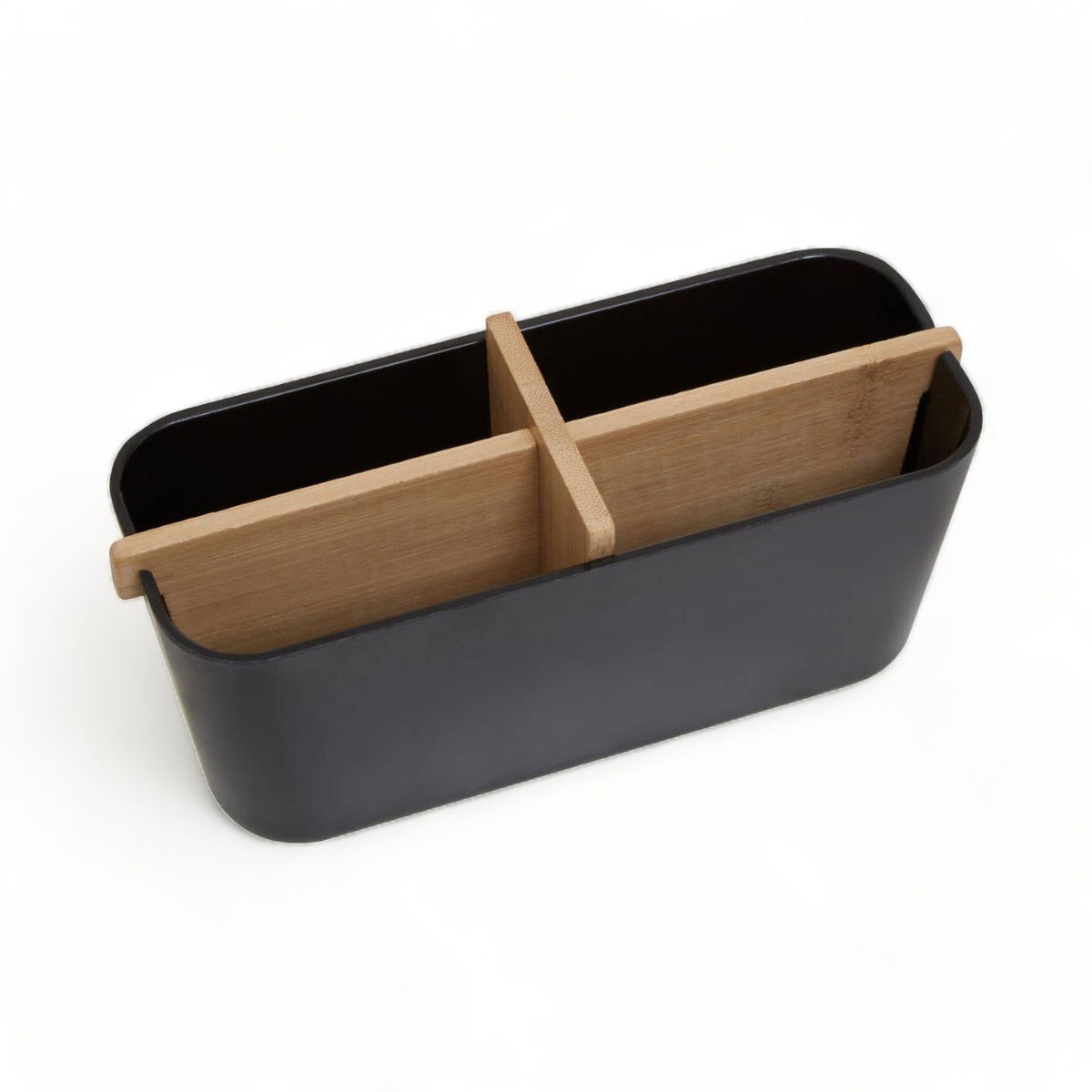 Black Bamboo Storage Organiser