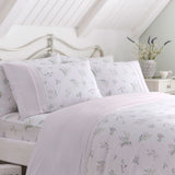 Chloe Lace Trim Duvet Cover Set