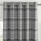 Carnoustie Blackout Eyelet Curtains Grey