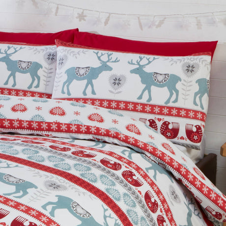 Scandi Flannelette Duvet Cover Set