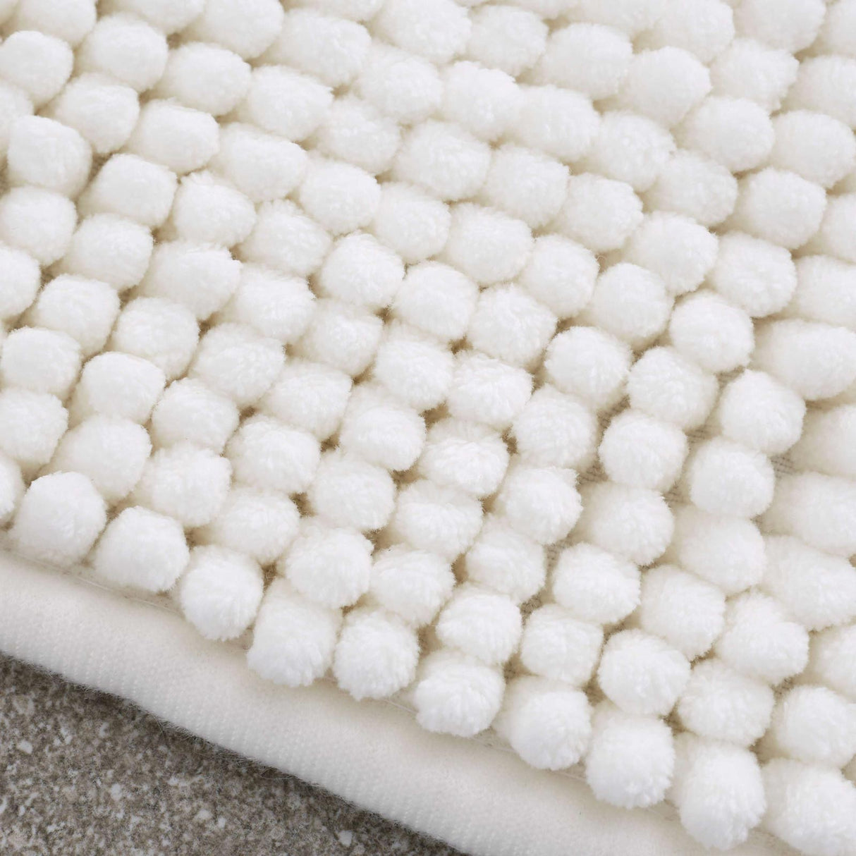 Bobble Bath Mat Cream Bath Mat Catherine Lansfield   