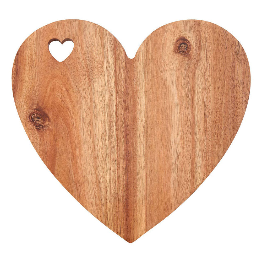 White Edge Heart Chopping Board