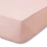 Brushed Cotton Flannelette Fitted Sheet Pink