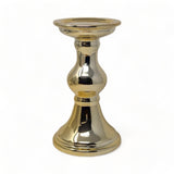 Gold Pillar Candle Holder