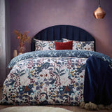 Midnight Panther Dusky Blue Duvet Cover Set