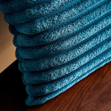 Cosy Ribbed Cushion Teal