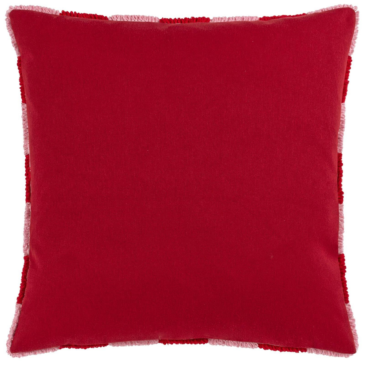 Check Knitted Cushion Cover