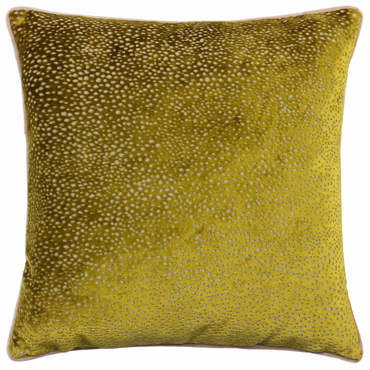 Estelle Spotted Cut Velvet Cushion Cover 18" x 18" (45cm x 45cm)