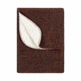 Nurrel Sherpa Throw Rust