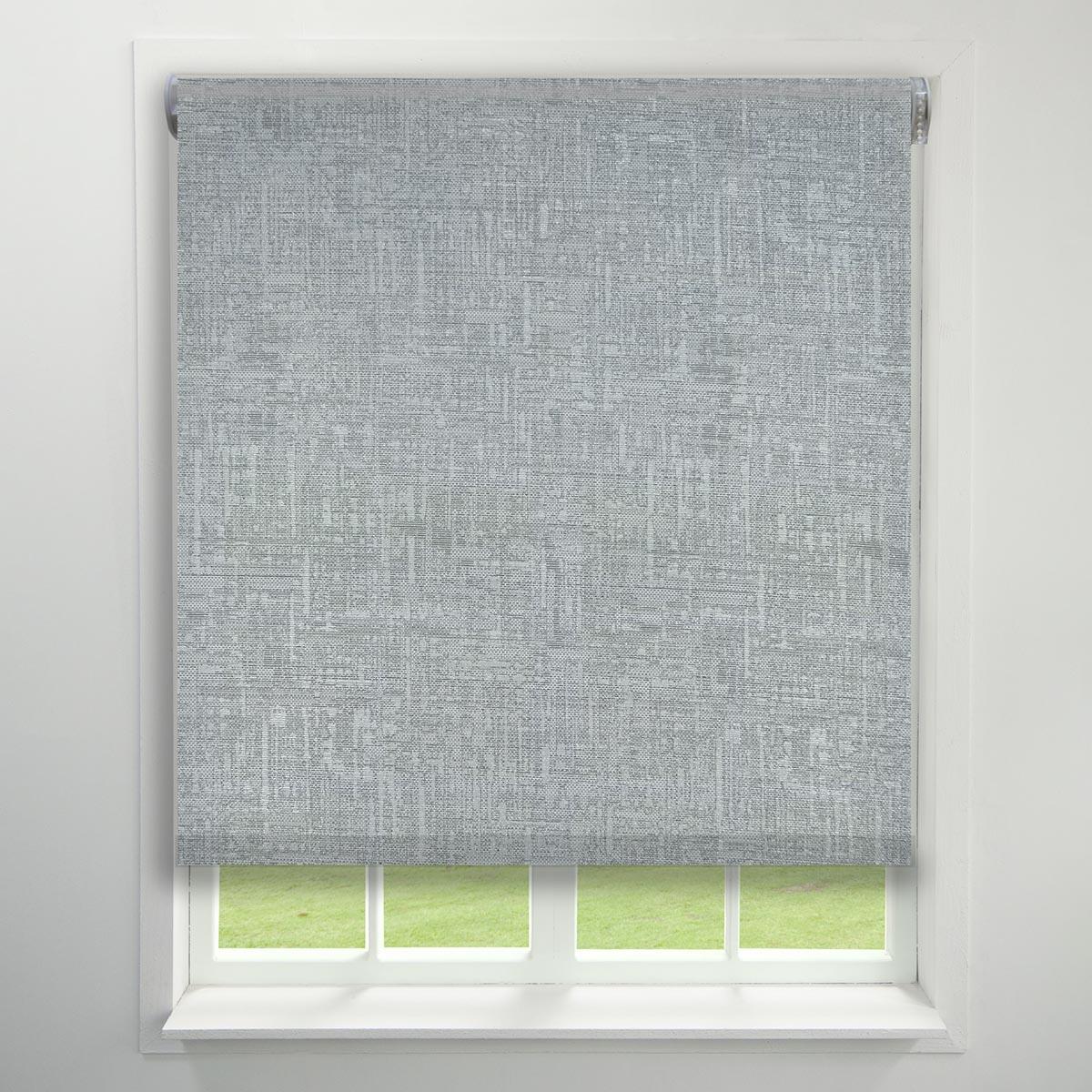 Luxe Made to Measure Roller Blind (Dim Out) Silver