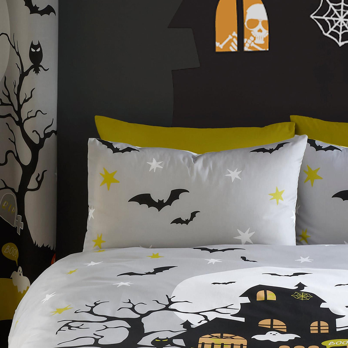 Haunted House Halloween Duvet Cover Set