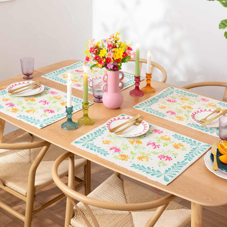 Honeysuckle Set of 4 Indoor Outdoor Placemats