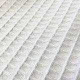 Premium Hotel Waffle Throw White