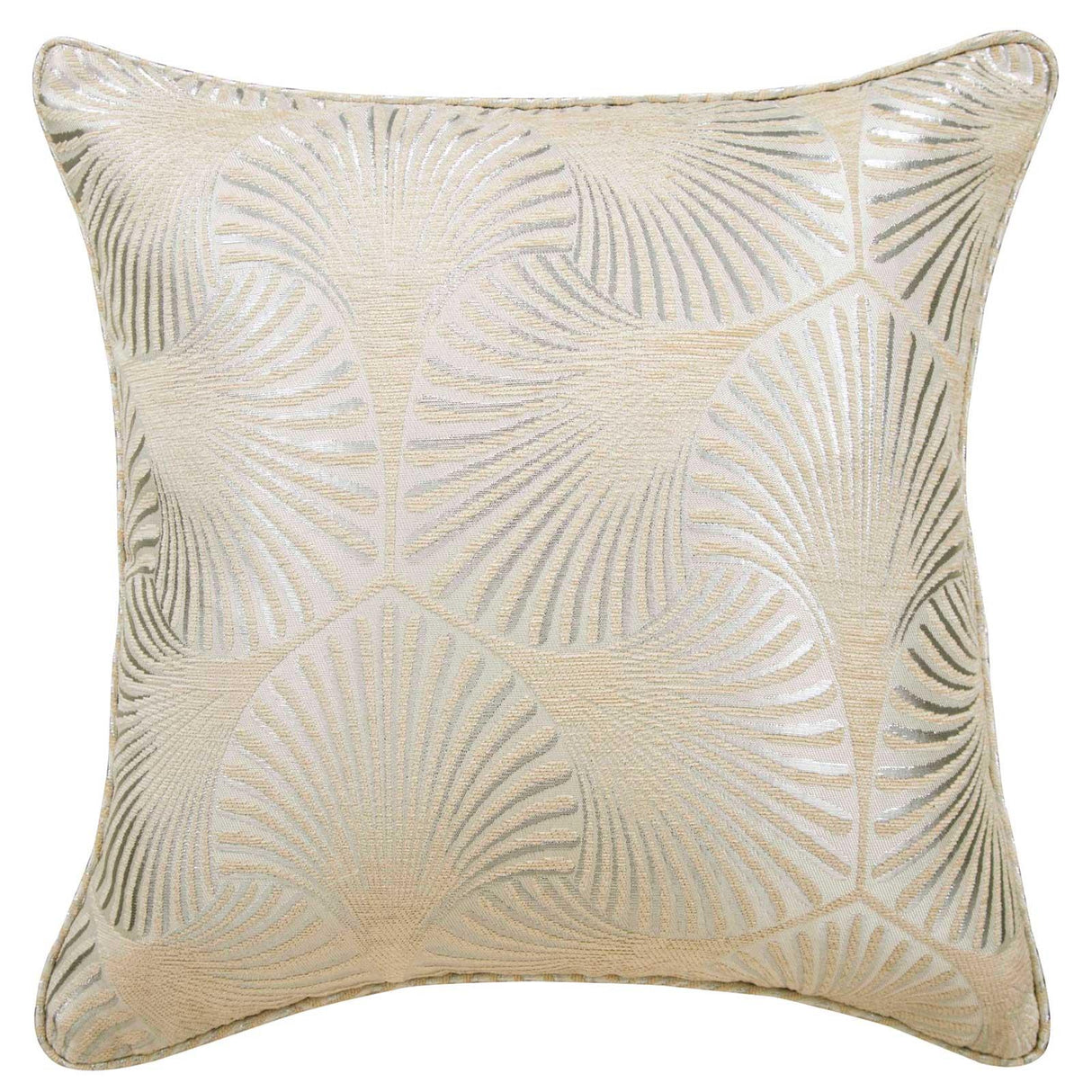 Chrissy Jacquard Cream Cushion Cover 17" x 17"