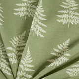 Esher Fern Eyelet Curtains Green