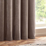 Heavy Chenille Room Darkening Eyelet Curtains