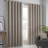 Strata Dim Out Woven Thermal Eyelet Curtains