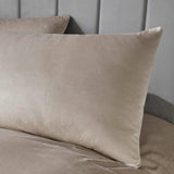 Montrose Velvet Duvet Cover Set Linen