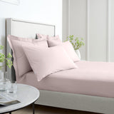 200TC Cotton Percale Pillowcases Blush