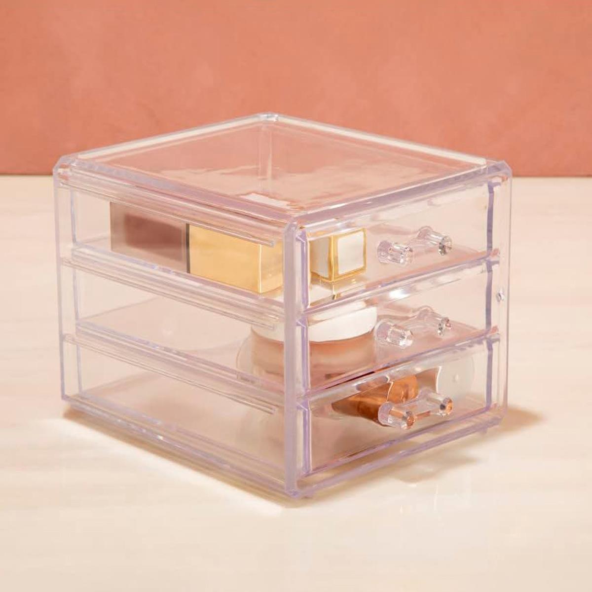 3 Drawer Mini Cosmetic Organiser