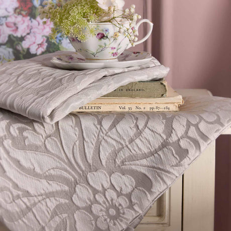 Worcester Jacquard Duvet Cover Set Silver