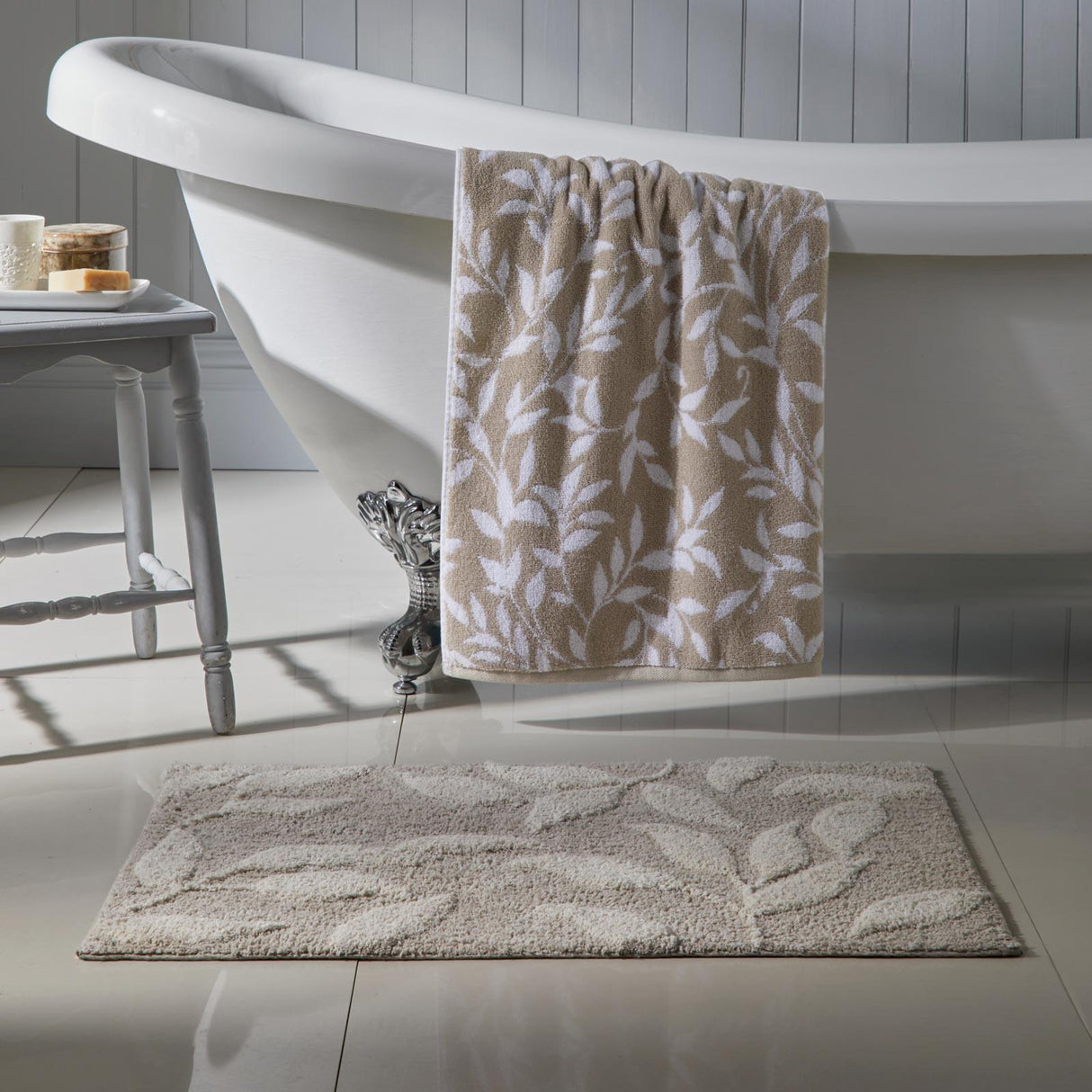 Sandringham Bath Mat Natural