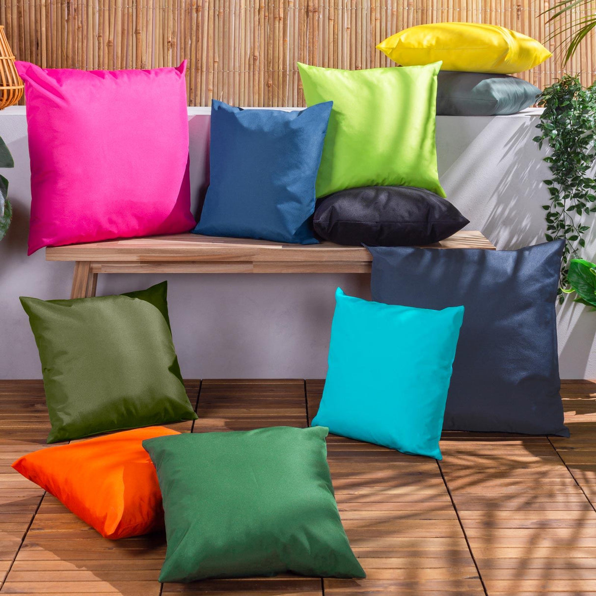 Plain Outdoor Cushion Cover 17" x 17" (43cm x 43cm)