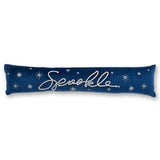 Christmas Sparkle Draught Excluder Blue