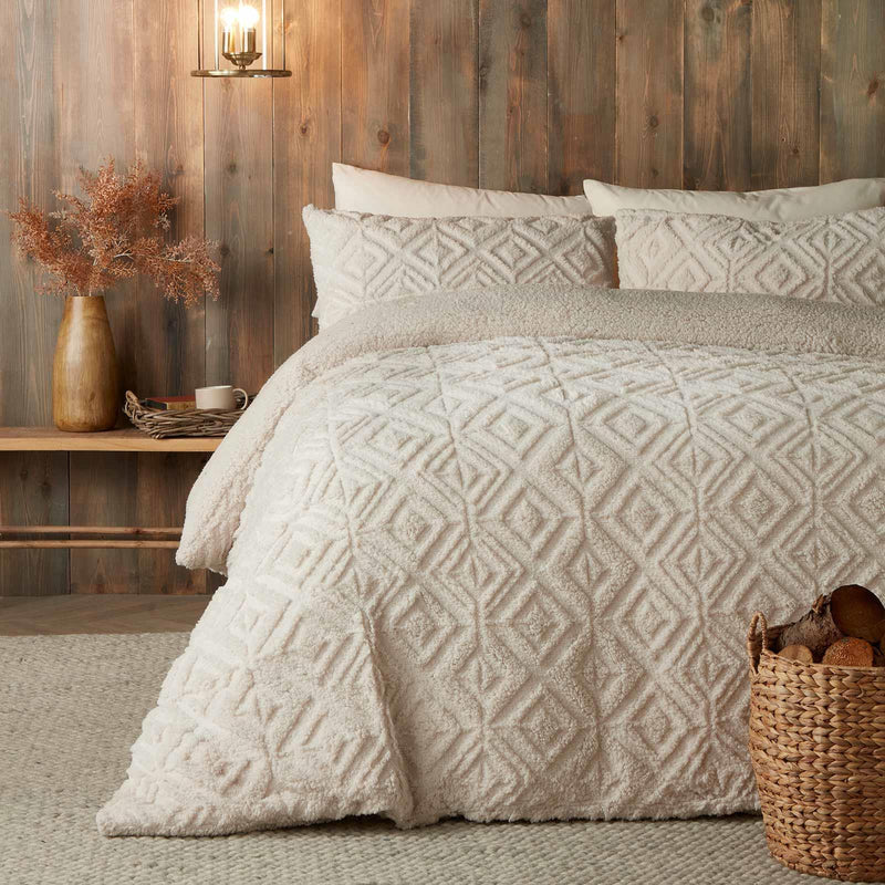 Romo Fleece Duvet Cover Set Natural