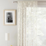 Delilah Voile Curtain Panel Cream