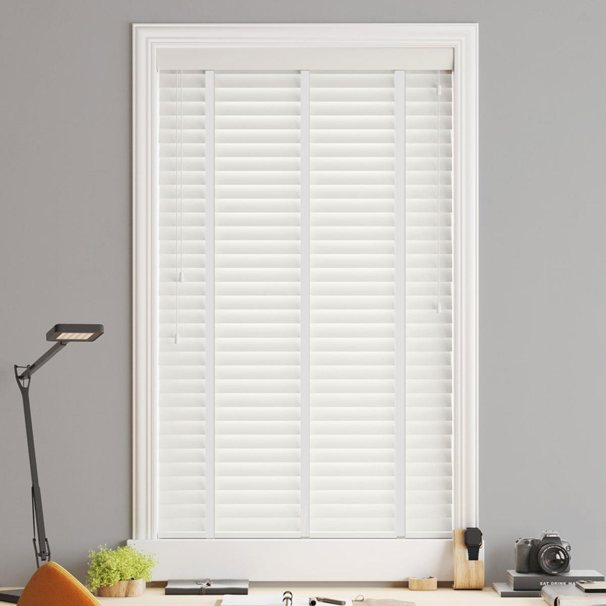 Sunwood Faux Wood True Fine Grain Made to Measure Venetian Blind with Tapes