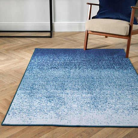 Lex Washable Rug Blue