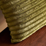 Cosy Ribbed Cushion Olive